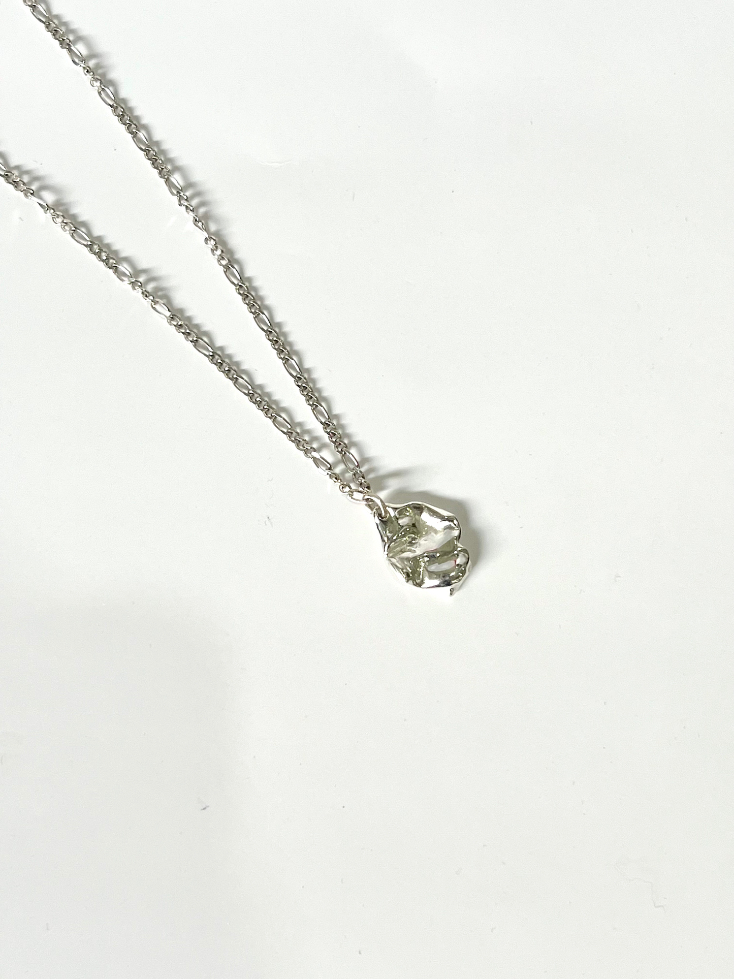 SILVER TIDE DROP NECKLACE